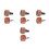 8Pcs Creative Pattern Wooden Car Air Freshener Vent Clips Diffuser 10