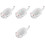 4Pcs White Ceramic Mini Dishes for Condiments and Seasoning Storage 5