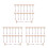 60Pcs Pink Crystal Lash Extension Brushes Disposable Eyelash Wands 8