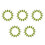 100Pcs Miniature Plastic Trees Green for DIY Craft Scenes and Models 8