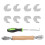 4Sets Screen Repair Tools Kit Assorted Color Roller Hook 11