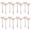 60Pcs Pink Crystal Lash Extension Brushes Disposable Eyelash Wands 1