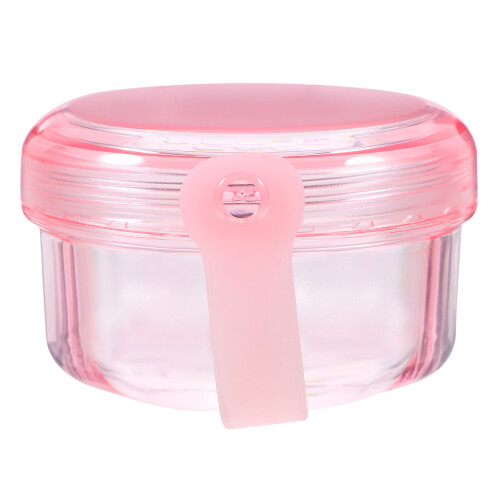 3Pcs Small Pink Pc Retainer Storage Case Portable Denture Box