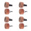 8Pcs Creative Pattern Wooden Car Air Freshener Vent Clips Diffuser 5