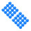 60Pcs Mini Construction Doll Hats Blue Plastic Worker Caps for Parties 7