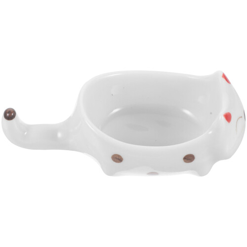 4Pcs White Ceramic Mini Dishes for Condiments and Seasoning Storage 1