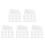 250Pcs Plastic Cutter Tip Protective Covers Transparent for Walker Use 9