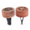 8Pcs Creative Pattern Wooden Car Air Freshener Vent Clips Diffuser 3
