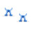 10Pcs Nose Lifter Clips Blue ABS Beauty Tool Durable & Easy Operation 8