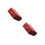 2Pcs Red Plastic Desktop Drawer Storage Box Stackable Home Organizer 3