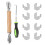 4Sets Screen Repair Tools Kit Assorted Color Roller Hook 9