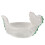 4Pcs White Ceramic Sauce Bowls Multi-Use Seasoning Tray for Kitchen 8