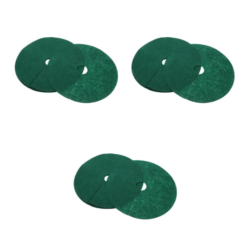 30Pcs Reusable Dark Green Fabric Root Barrier Tree Mulch Protector Mat 2