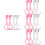 16Pcs Infant Bed Pull Rings Assorted Color Plastic Nursery Cot Handles 6
