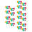 100Pcs Colorful 6 Sided Translucent for Classroom and Board Games 5