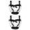 4Pcs Tempered Plastic Headgear for Sports 1