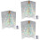 3Pcs Paper Pop-Up Christmas Tree Greeting for 8