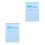 2Pcs Sky-Blue Inventory and Expense Ledger Paper Notebook for Business 6