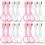 16Pcs Infant Bed Pull Rings Assorted Color Plastic Nursery Cot Handles 5