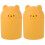 2Pcs Practical Yellow Desktop Garbage Can Cute Household Trash Storage 4