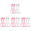 16Pcs Infant Bed Pull Rings Assorted Color Plastic Nursery Cot Handles 2
