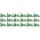 90Pcs Green Plastic Model Trees for Miniature Layout and Decoration 4