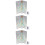 3Pcs Paper Pop-Up Christmas Tree Greeting for 10