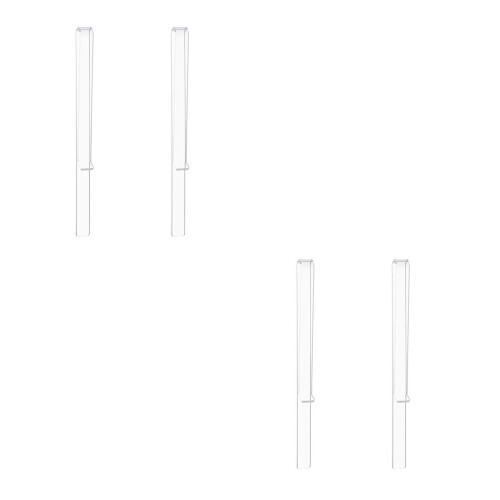 4Pcs Durable Transparent Music Score Clips Acrylic Sheet Note Holders 2