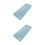 2Pcs Plastic Laundry Washboard Sky Blue Wavy Scrubbing Handheld Board 3