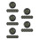 35Pcs Black Plastic Mini Humidity Meter Thermometer for Terrarium Use 11