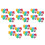 100Pcs Colorful 6 Sided Translucent for Classroom and Board Games 4