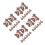 32Pcs Plastic Light Brown Halloween Flying Bat Wind Up Prank Toys 9