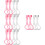 16Pcs Infant Bed Pull Rings Assorted Color Plastic Nursery Cot Handles 7