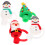 16Pcs Reusable Tips Covers Christmas Caps for Home Use 2