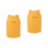 2Pcs Practical Yellow Desktop Garbage Can Cute Household Trash Storage 6