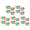 100Pcs Colorful 6 Sided Translucent for Classroom and Board Games 8
