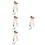 4Pcs Adjustable Plush Dog Guitar Straps Soft Wide Shoulder Belts Multi 4