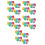 100Pcs Colorful 6 Sided Translucent for Classroom and Board Games 2