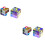 4Pcs Unique Cube Shape Prisms for Physics Experiment Decor 6