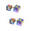 4Pcs Unique Cube Shape Prisms for Physics Experiment Decor 7