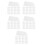 250Pcs Plastic Cutter Tip Protective Covers Transparent for Walker Use 10
