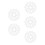 250Sets White Plastic Movable Doll Joints for DIY Doll Craft Kits 9