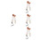 4Pcs Adjustable Plush Dog Guitar Straps Soft Wide Shoulder Belts Multi 9