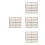 4Pcs Plastic Model Car Display Storage Box Clear Multicompartment Case 6