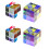 4Pcs Unique Cube Shape Prisms for Physics Experiment Decor 5