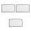 3Pcs Foldable White Projector Screen Portable Indoor Outdoor Use 2