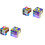 4Pcs Unique Cube Shape Prisms for Physics Experiment Decor 3