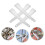8Pcs Iron Scaffold Accessory Silver Fixed Scaffold Adapter Part 10