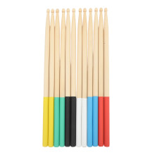 12Pairs Wood Drum Sticks Beige Durable Percussion Drumsticks for Music