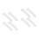 8Pcs Iron Scaffold Accessory Silver Fixed Scaffold Adapter Part 6